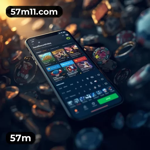 Catálogo de 2.547 jogos da 57m incluindo Pragmatic Play e Evolution Gaming